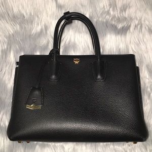 MCM Medium Milla Leather Tote